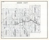 Audubon County Map, Iowa State Atlas 1930c